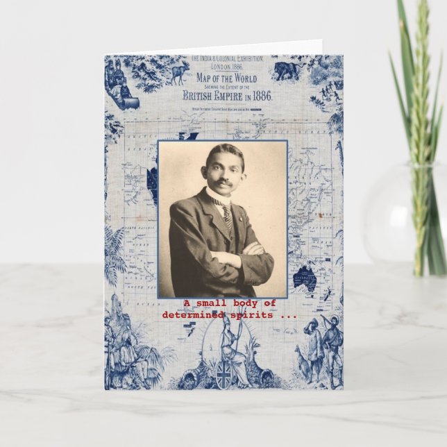 Carte M. Gandhi (Devant)