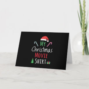 Carte Ma chemise de cinéma de Noël