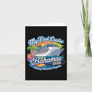 Carte Ma première croisière Bahamas 2025 Mignonne Premiè