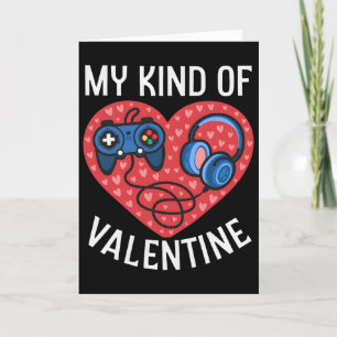 Carte Ma Saint-Valentin de genre Gamer la Saint Valentin