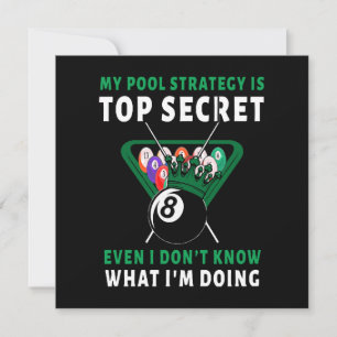 Carte Ma stratégie de billard est même