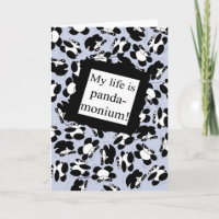 Ma vie est panda-monium - bleu