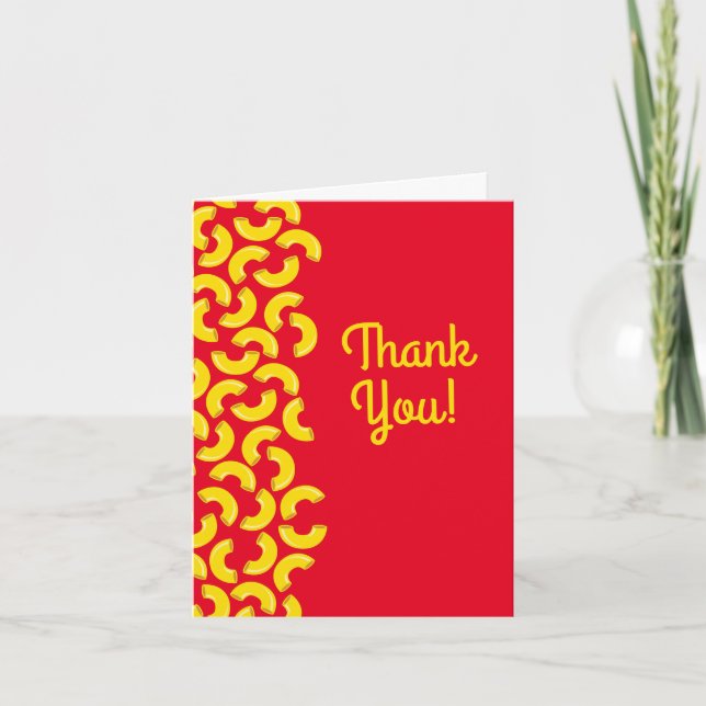 Carte Mac et Fromage Enfant 1er Anniversaire Parti Macar (Devant)