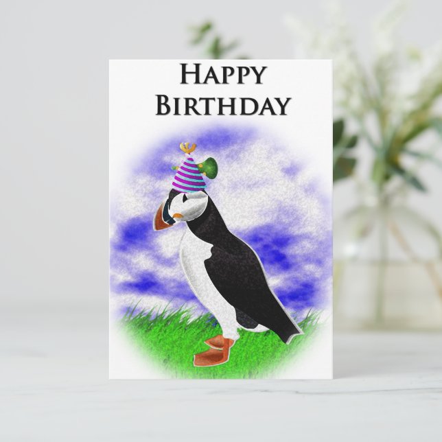 Carte Macareux (Debout devant)