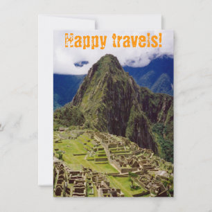 Carte Machu Picchu, Pérou