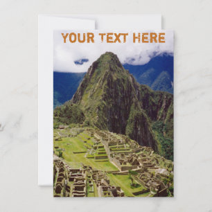 Carte Machu Picchu, Pérou