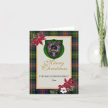 MacLennan Scottish Clan Tartan & Crest