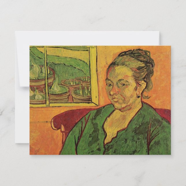 Carte Madame Augustine Roulin par Vincent van Gogh (Devant)