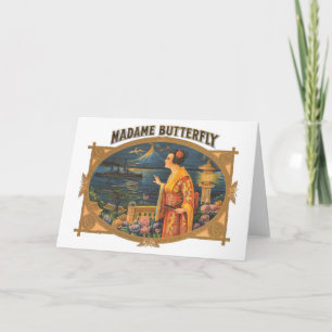 Carte Madame Butterfly