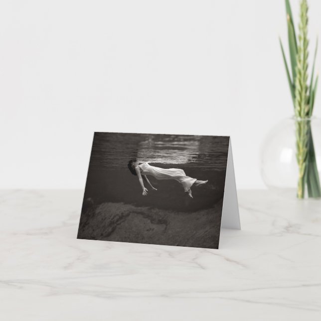 Carte Madame dans l'eau (Devant)