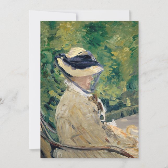Carte Madame Manet | Édouard Manet (Devant)