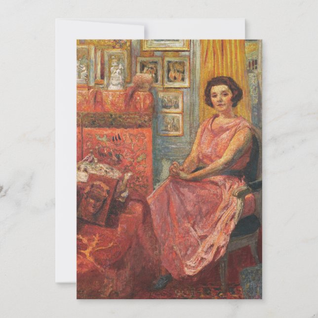 Carte Madame Reine Bénard | Édouard Vuillard (Devant)