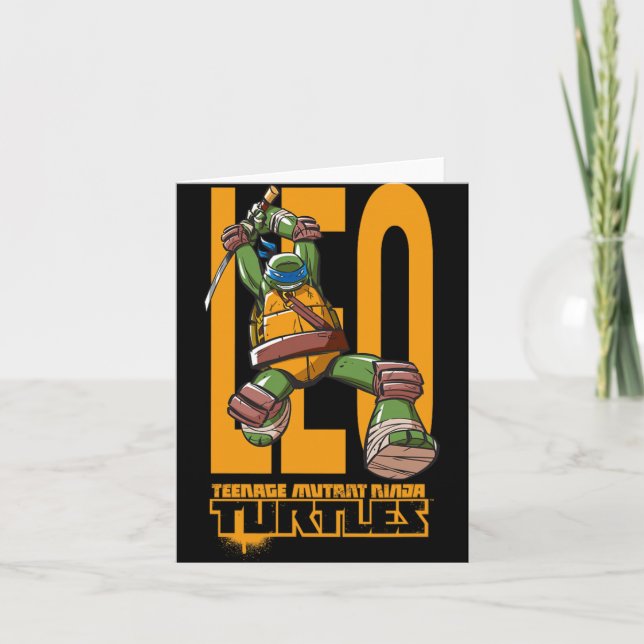 Carte Mademark X - - Original Tmnt New Leonardo  (Devant)