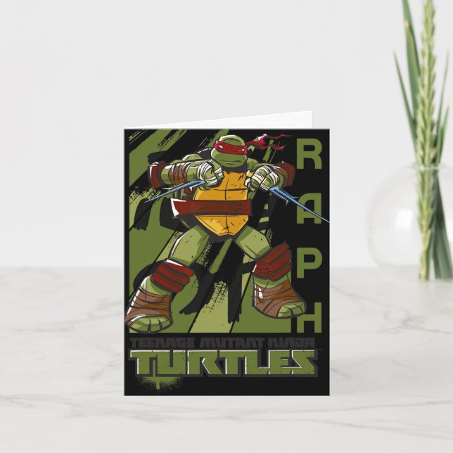 Carte Mademark X - - Original Tmnt New Raphael  (Devant)