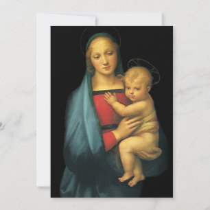 Carte Madone et enfant, Madone del Granduca de Raphaël