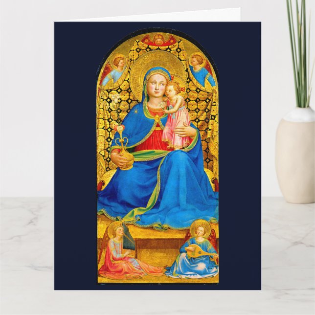 Carte Madonna and Child Holiday Christmas Card (Devant)