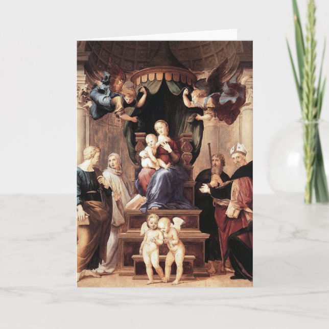 Carte Madonna del Baldacchino - Raphael - c1506 (Devant)