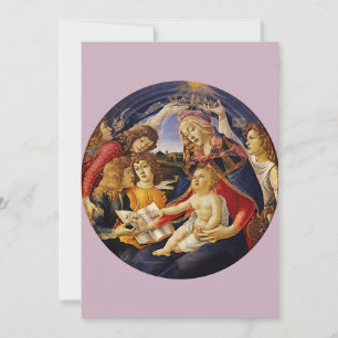 Carte Madonna du Magnificat par Botticelli