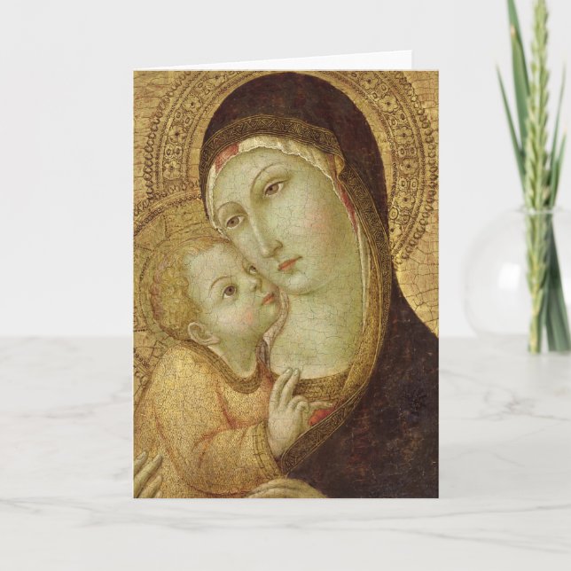 Carte Madonna et enfant 2 (Devant)