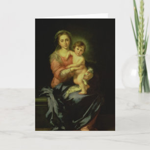 Carte Madonna et enfant, après 1638