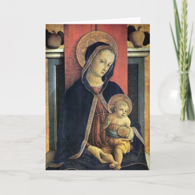 Carte Madonna et Enfant - Carlo Crivelli - c1468 (Devant)