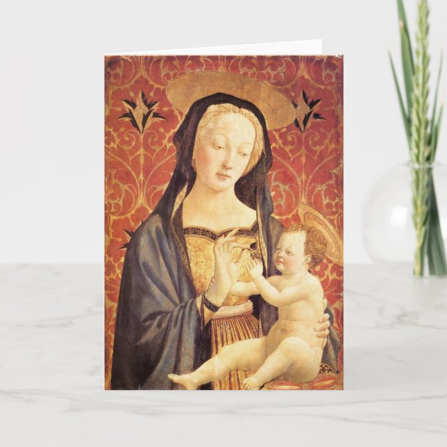 Carte Madonna et Enfant - Veneziano - c1432 (Devant)