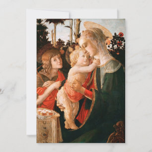 Carte Madonna et l'enfant   Botticelli