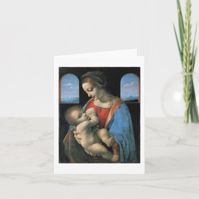 Carte Madonna Litta, Leonardo da Vinci Art (Devant)