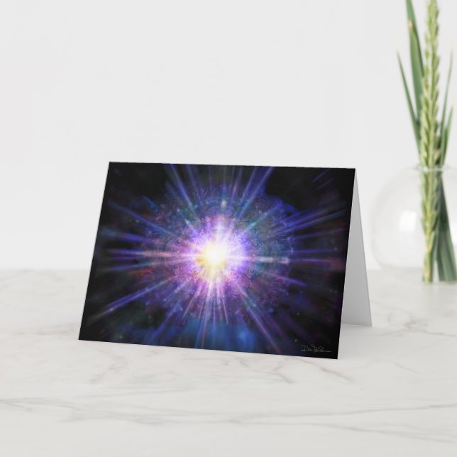 Carte Magenta de mandala (Devant)