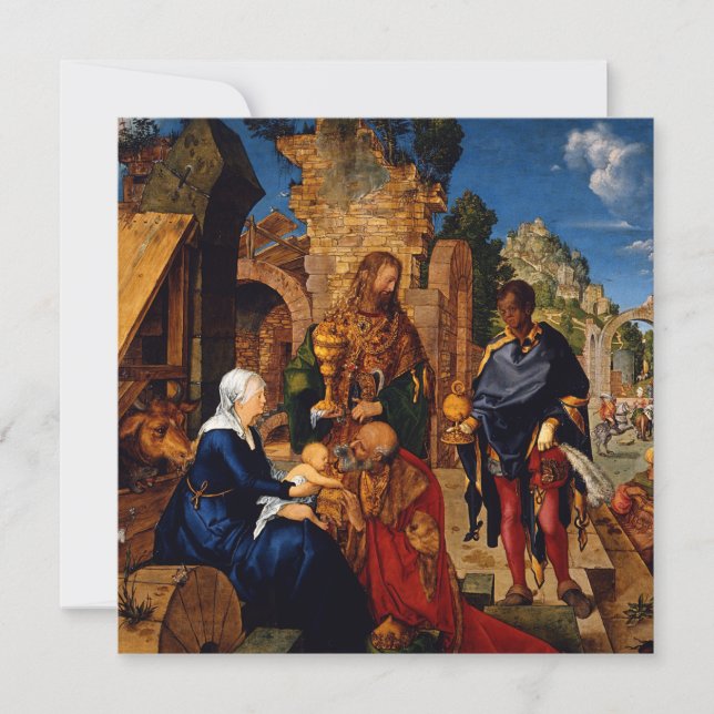 Carte Mages adorant l'enfant Jésus (Devant)