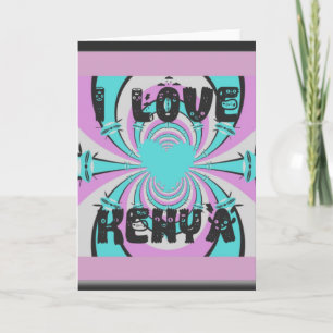 Carte Magical Kenya : J'AIME LE KENYA