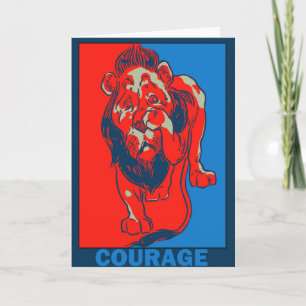 Carte Magicien d'Oz de Denslow : : Courage