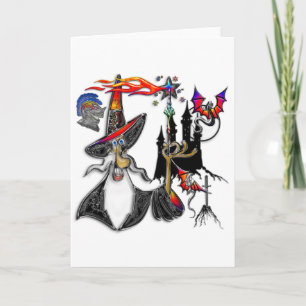 Carte Magicien magique Mystical Fire Wizard