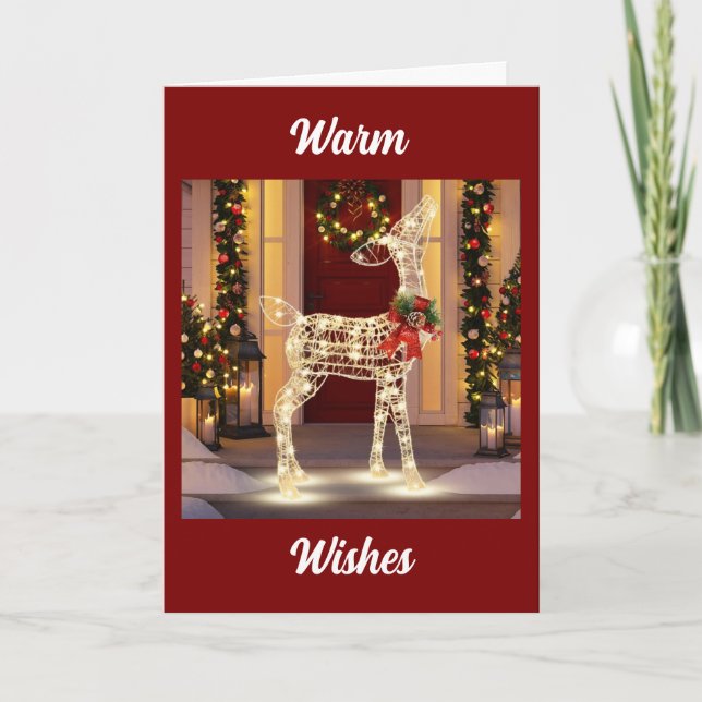 CARTE MAGIE DE NOËL REMPLIR VOTRE MAISON (Devant)