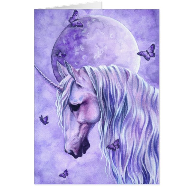 Carte magique éclairée par la lune (Devant)