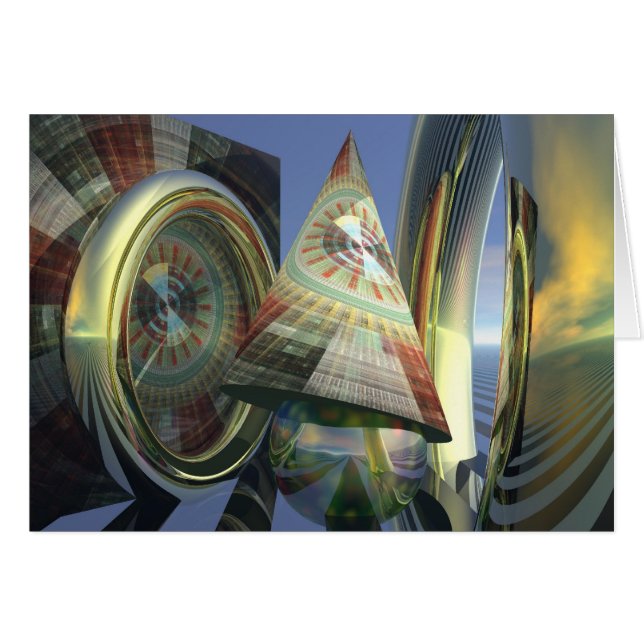 Carte magique surréaliste (Devant horizontal)