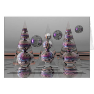 Carte magique surréaliste sans texte