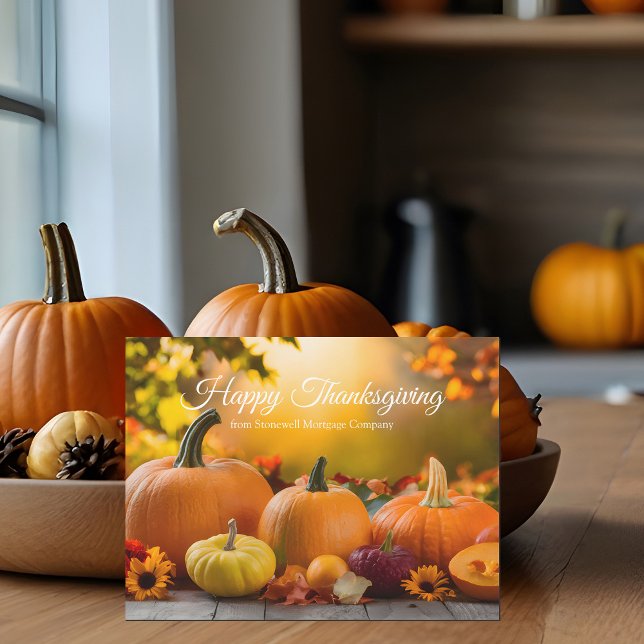 Carte Magnet Citrouille Thanksgiving (Créateur téléchargé)