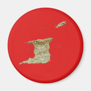 Carte Magnet de Trinité-et-Tobago