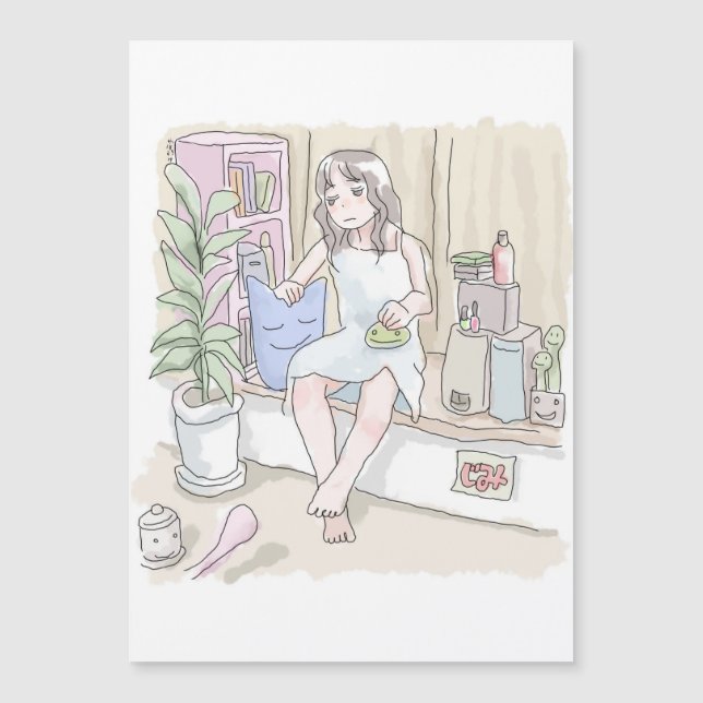 CARTE MAGNÉTIQUE さにいにじ　ぼんやり (Devant)