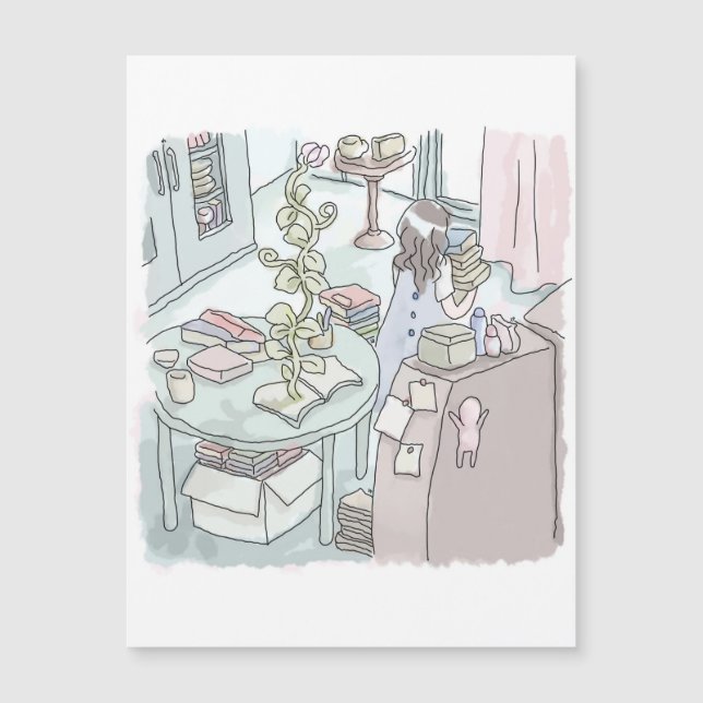 CARTE MAGNÉTIQUE さむごしじ (Devant)