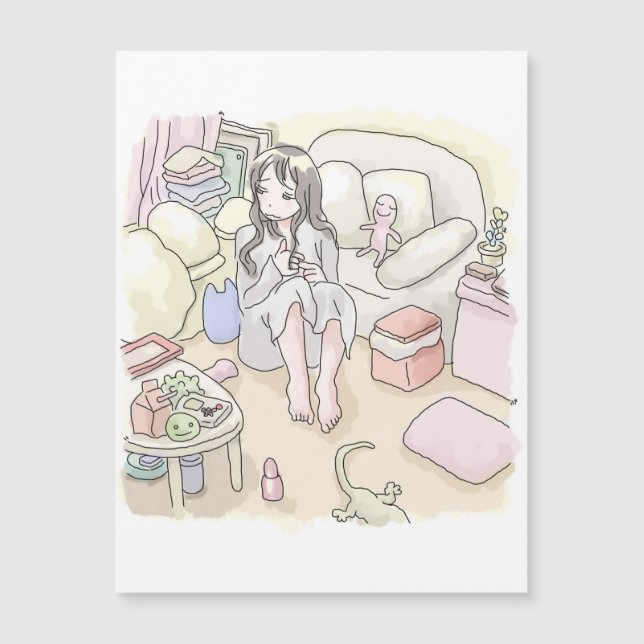 CARTE MAGNÉTIQUE さむむごじ (Devant)