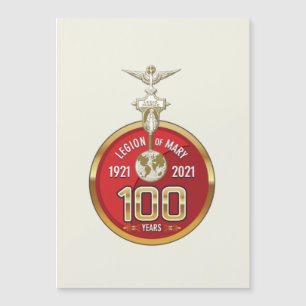 Carte Magnétique 100 ans Légion de Marie, Légion de Marie