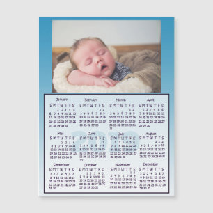 Carte Magnétique 2019 mini calendriers personnalisés d'aimant de