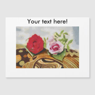 Carte Magnétique 2 tableaux rose