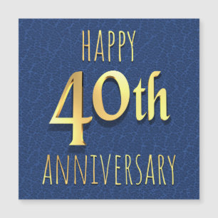 Carte Magnétique 40e anniversaire