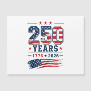 Carte Magnétique 4 juillet Amérique drapeau américain Patriotique 2