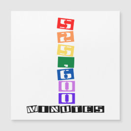 Carte Magnétique 525 600 Minutes