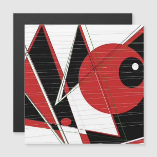 Carte magnétique à oeil rouge