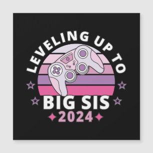 Carte Magnétique Accéder au rang de grande sœur 2024 Filles